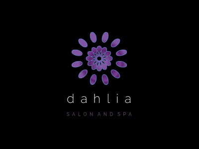 dahlia brand design design graphic design salon and spa