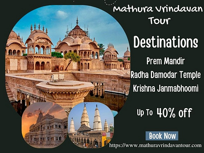 Sightseeing Same Day Mathura Vrindavan Tour Package.