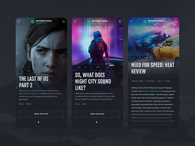 News Portal Design app design figma game hero landing mobile ui ux web