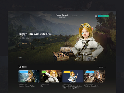 Black Desert - Landing Page