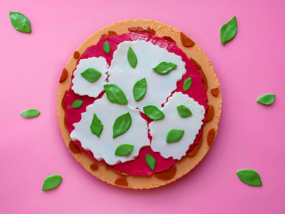 JollyJello - Pizza edition design food fooddesign gelatine jelly photo photography pink pizza setdesign