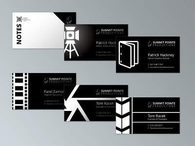 Summit Pointe Productions Business Cards branding
