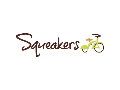 Squeakers Logo Design branding logo tricylce