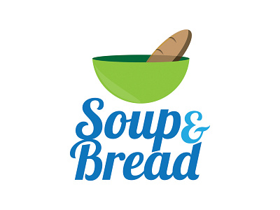 Soup & Bread Logo branding logo