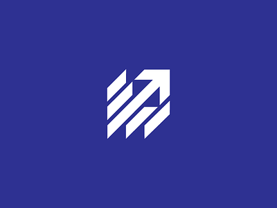 Commfigure arrow design edgy geometrical icon identity logo logo design mark movement sleek symbol