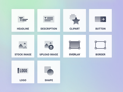 Custom - Gradient Icon Set