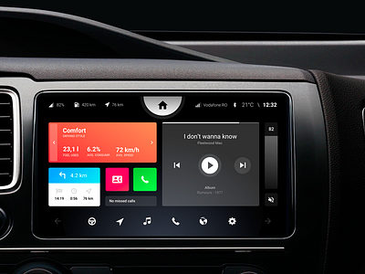 Car Dashboard UI