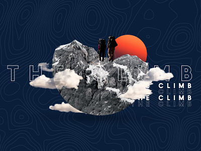 The Climb Spring Retreat - navy church climbing clouds hiking message mountains retreat santification sermon series student ministry youth group