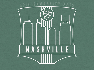 Nashville T-Shirt Design church guitar lines mission trip shirt shirt design student ministry tennessee youth group