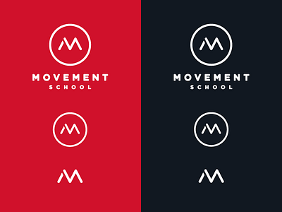 Movement School Logo branding design home house icon iconography icons lending loan logo logo design logos logotype mortgage movement movement mortgage school school logo typography