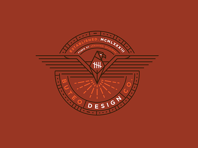 Logo branding buteo design hawk icon iconography icons illustration logo logo design logotype red tailed hawk typography vector