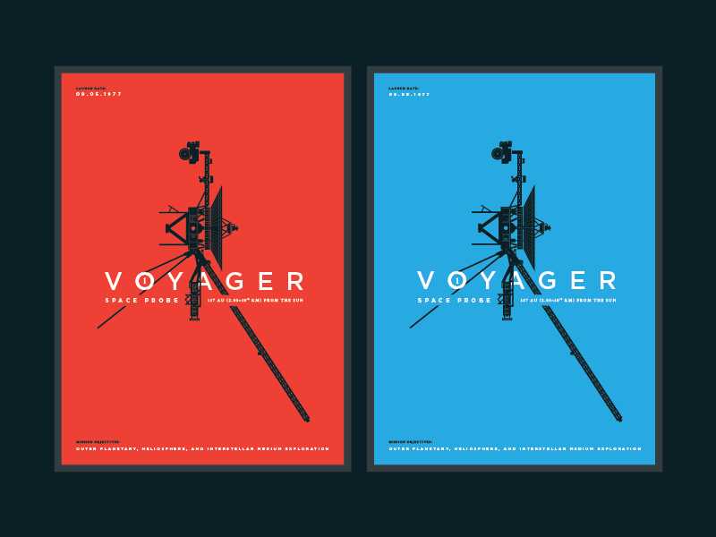 Voyager 1 system solar planets typography vector illustration design mortgage cosmos astronomy sagan probe space voyager