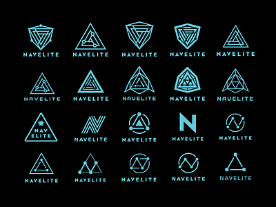 Navelite Logo Concepts animation app branding compass design flat icon iconography icons illustration logo logo design logotype navelite navigation special forces typography vector web