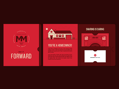 Referral Kit branding design home homeowner house iconography icons illustration kit lending loan logo logo design money mortgage movement pay it forward referral sharing typography