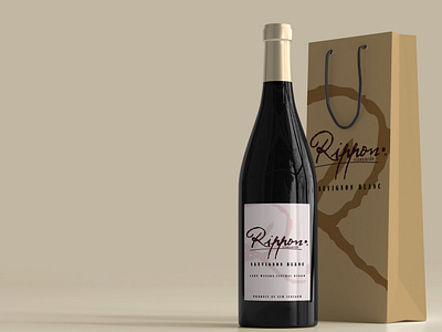 Rippon Redesign - Wine Bottle Mockup