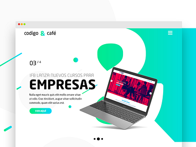 CODIGO & CAFÉ creativo digital design direccion de arte interactive user experience uxui website