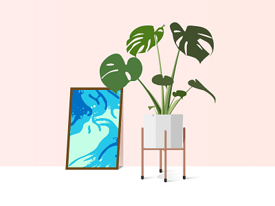 Some ornamental plants(1) 2d adobe illustration plant