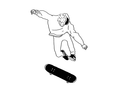 Enjoy Skateboarding #4 illustration outdoor skate sport young