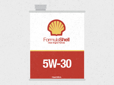 Shell Motor Oil Can