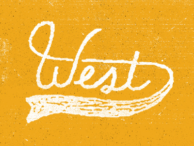 West design graphicdesign handdrawn handlettering type typography west