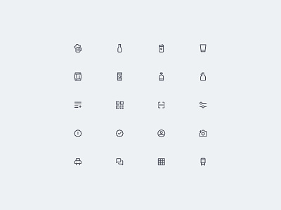 Untappd Custom Icons design icon icon set icons ui ux
