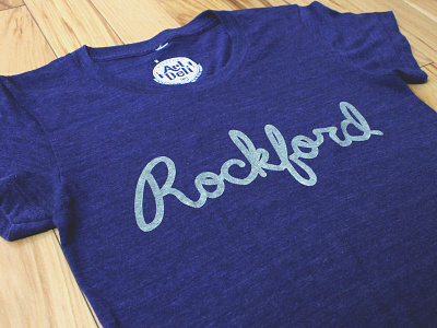 Rockford Art Deli american apparel design discharge print rockford screen tee tshirt