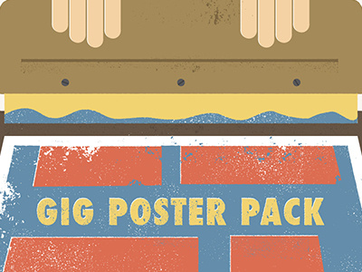 Gig poster textures creativemarket design gig gigposter poster print screenprint