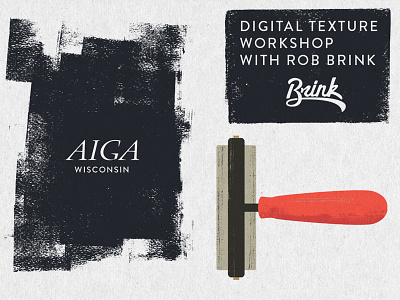 AIGA Wisconsin Digital Texture Workshop aiga design print printmaking textures wisconsin