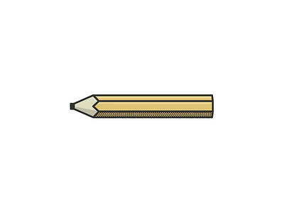 Carpenters Pencil design flatdesign icon illustration