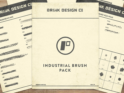 BDC-IP Brush Manual brushes design industrial manual retro textures vintage