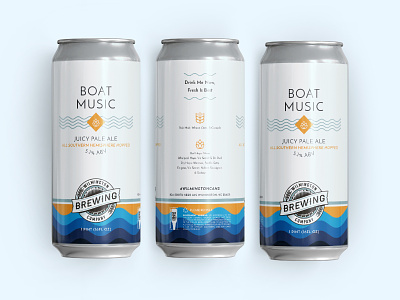 Wilmington Brewing Company Label Design Update beer craft beer dieline label design package design packaging print