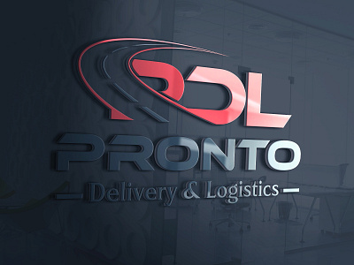 Pronto Delivery & Logistics logo branding delivery logo design graphic design illustrator logistics logo