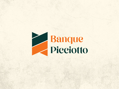 Banque Picciotto Logo design abstract branding graphic design icon iconic logo illustrator logo logo design vector