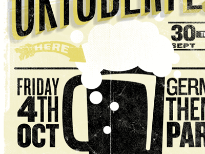 TBBB Poster beer burgers oktoberfest poster typography
