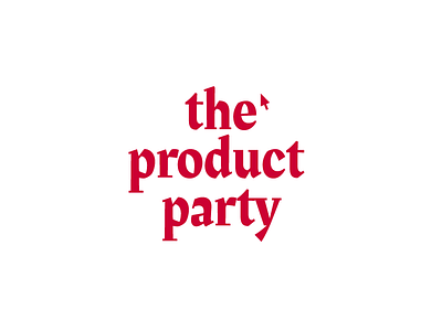 The product party ⭐️ bootstrapped brand identity logo product