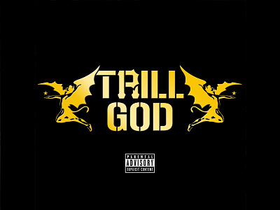 'Trillgod' Branding/Album Cover branding cover art custom logo type