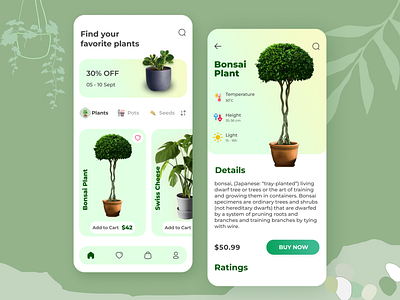 Nursery Mobile Application - UIUX Design branding design dribbbleshots figma illustration mobileapp small business typography ui uiux