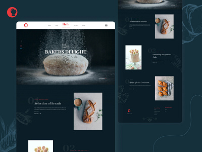 Hefe - Bakery Website adobe branding design elementor figma interface smallbusiness ui ux wordpresswebsite