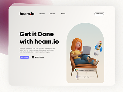 Heam.io - Team Management Webpage