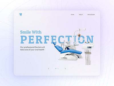 Perfect Smiley - Web Design for Dental Clinic branding design elementor figma illustration logo typography ui ux vector