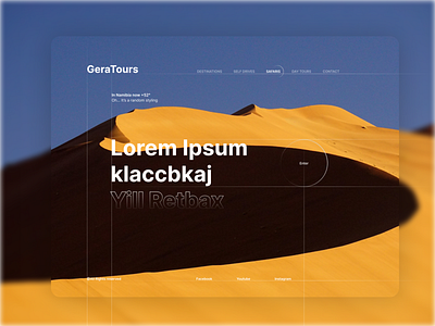 GeraTours - Tours and Travels Website branding design elementor figma illustration logo typography ui ux vector