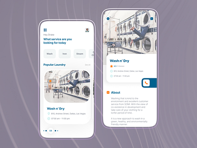 UIUX App Design for Dry Cleaning branding design elementor figma illustration logo typography ui ux vector