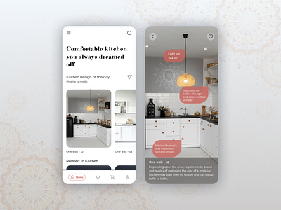 Interior Ecommerce App Design branding design elementor figma illustration logo typography ui ux vector