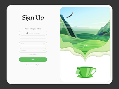 Sign Up form UIUX Design branding design elementor figma illustration logo typography ui ux vector