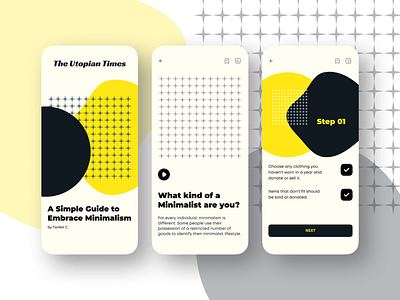 Utopian Times UIUX Design