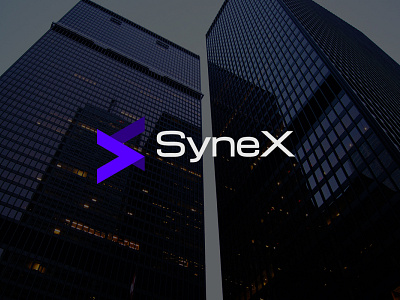 SyneX | Brand Identity - Software Development Company brand identity design branding design graphic design illustration logo minimalist logo modern logo tech company logo