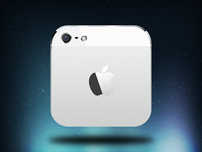 iPhone 5 iOS - white icon ios iphone iphone 5 mini white
