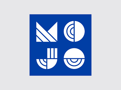 Mojo Hotel 01 branding decorative geometric j logo m mojo mojo hotel nautical o square