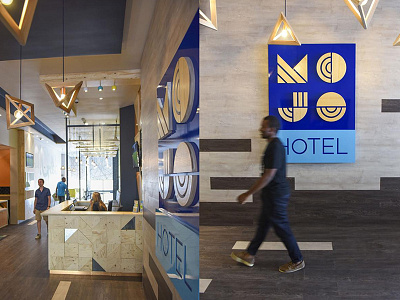 Mojo Hotel 02 blue branding decorative geometric j logo m mojo mojo hotel nautical o