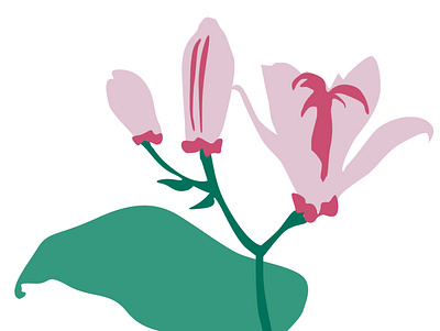 Hototogisu flower design graphic design icon illustration logo textile wallpaper